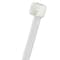 Panduit Cable Tie, 14-1/2 in L, 4 in Max Bundle Dia., White, Nylon 6/6, 50 lb Strength, 100 PK PLT4S-C10 - alternate 3